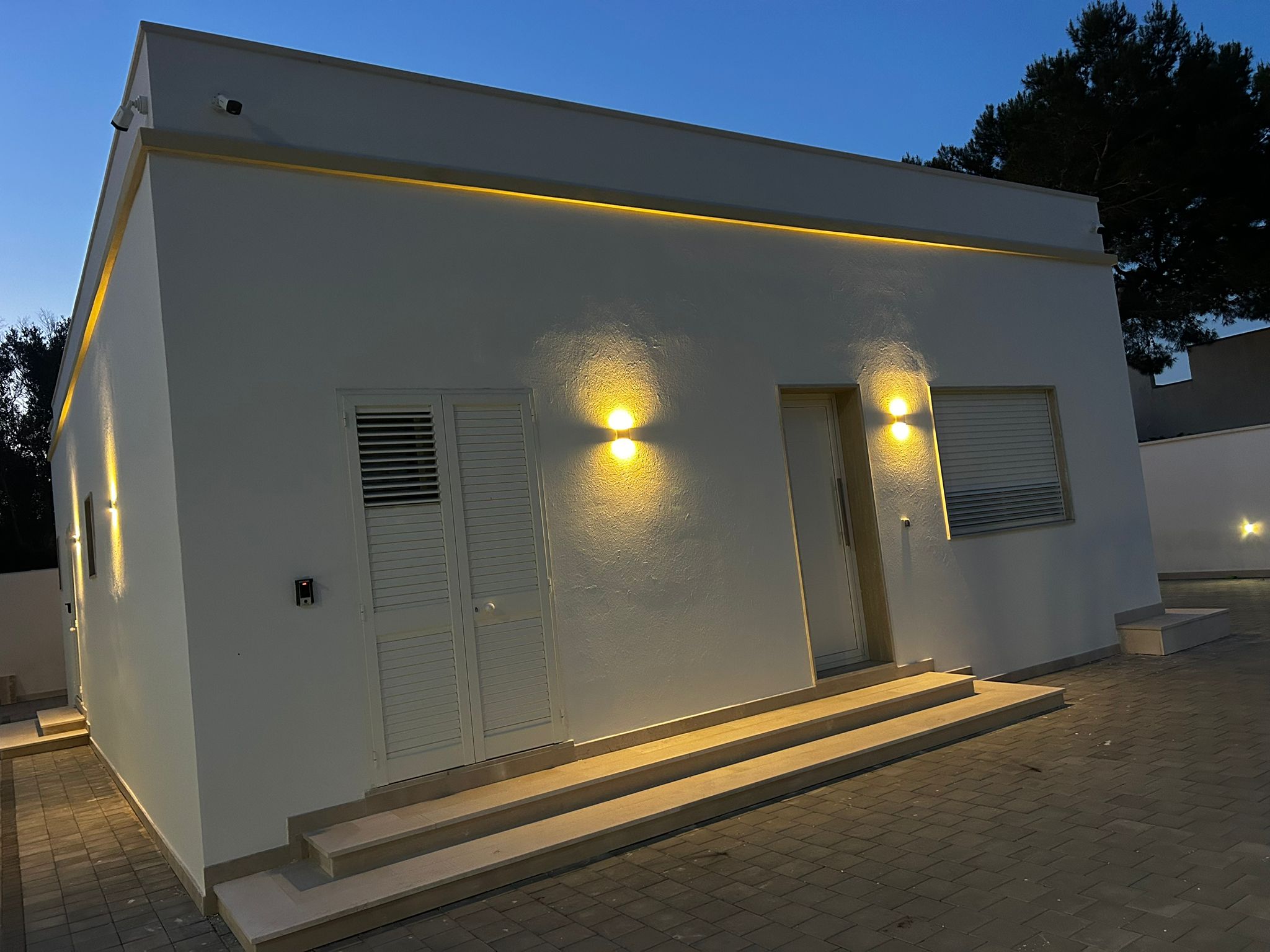 Garden lights at B&B Peonia, Porto Cesareo