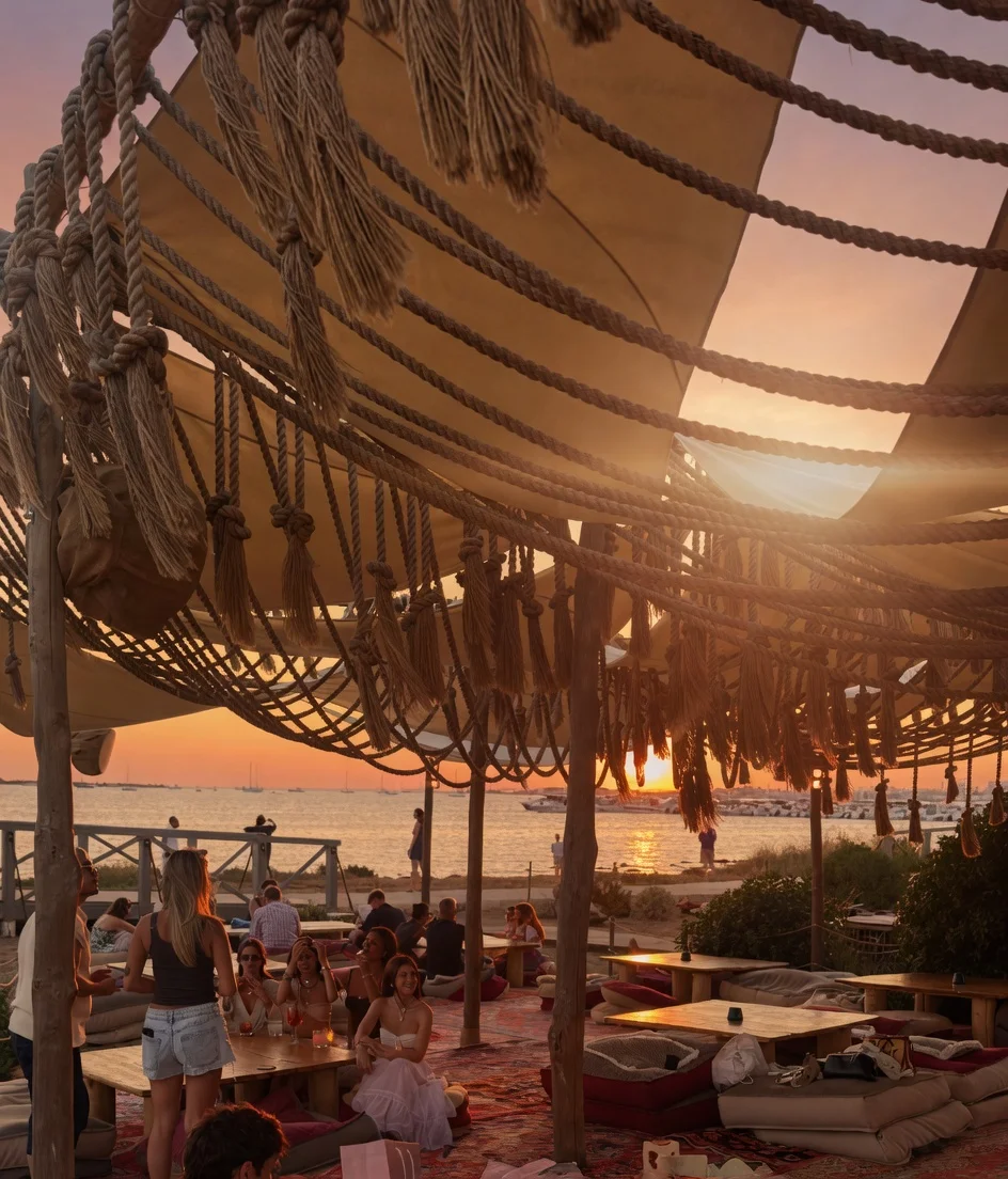 Aperitivo al tramonto sul mare, Thot sunset bar Porto Cesareo